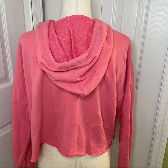 Aerie cropped raw hem hoodie - Picture 3 of 4